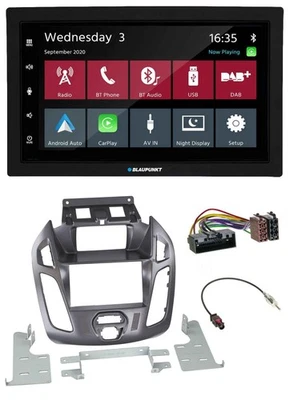 Blaupunkt 2DIN MP3 USB Bluetooth DAB Autoradio für Ford Transit mit Display 2012 - Bild 1 von 4