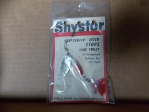 Spinner de pesca de colección Glen L Evans Shyster NUEVO #X111N-RW (1/4 oz) difícil de encontrar EE. UU. 10/25 - Imagen 1 de 2