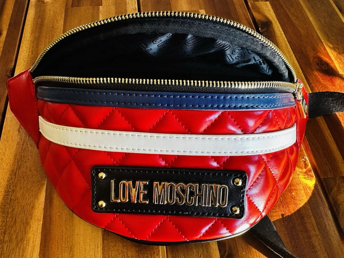 Love Moschino Bauchtasche Damen In Grün – Nylon & PU Gürteltasche, Einheitsgröße, Stylisch & Praktisch