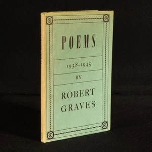1946 Poems 1938-1945 Robert Graves First Edition Dust Wrapper - Picture 1 of 6