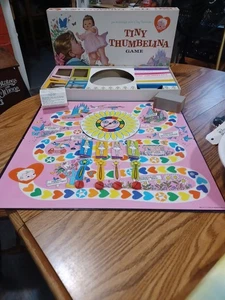 1963 Tiny Thumbelina Board Game - IDEAL - Complete! Rare! - Picture 1 of 24