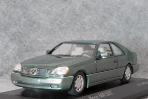 Minichamps 1/43 Mercedes-Benz 600 SEC (C140) 1992 Malachite Green Metallic - Picture 1 of 3