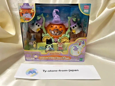 Sylvanian Families Halloween Fantasma Calabaza Carruaje Set Calico Critters JP Foto 1 de 4