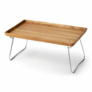 Continenta Bett-Tablett Serviertablett Frühstückstablett Eichenholz 53 x 32 cm - Bild 1 von 5