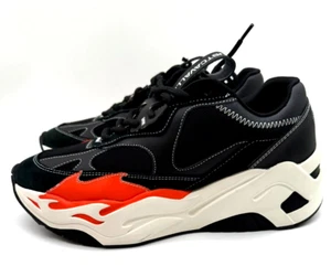 Men's sneakers shoes JUST CAVALLI P1THON mod S08WS0168 color black - Picture 1 of 7