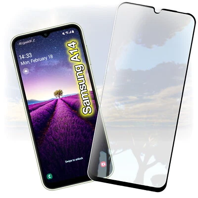 2x Für Samsung Galaxy A14 Panzerfolie Displayschutz Glas Schutzglas Schutz Folie