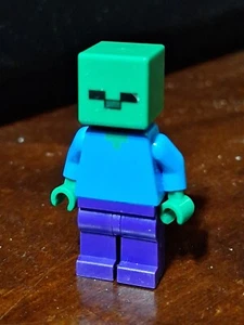 Lego Minecraft Zombie Minifigura - Imagen 1 de 7