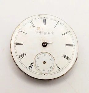 Antique ca. 1898 Elgin National Pocket Watch PARTS/REPAIR Grade 173 Model 1 USA - Picture 1 of 2