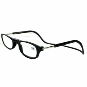 Reading Magnetic Glasses Click Adjustable Hanging Rim Reading Googles Eyeglasses - Picture 1 of 10