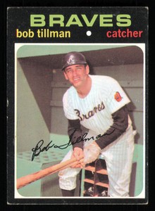 1971 Topps #244 Bob Tillman Baseball Card - - Very Good