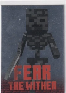 Panini Minecraft Time to Mine Trading Cards Karte Nr. 9 Fear the Wither - Picture 1 of 2