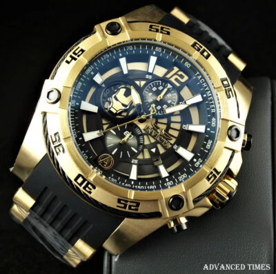 Invicta 26797 Para hombres 54mm Marvel IRON MAN Speedway Viper Edición Limitada Reloj Cronógrafo Foto 1 de 4
