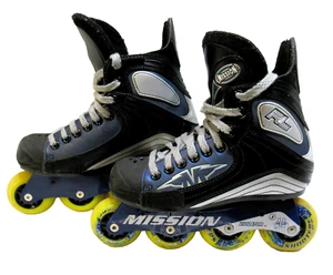 Mission RL Men's Inline Roller Hockey Skates Size US 5D HI-LO Rail Labeda Wheels - Picture 1 of 8