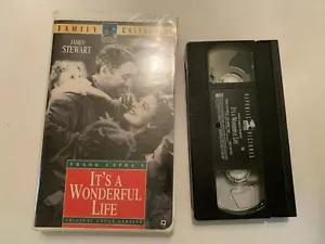 1947 It's A Wonderful Life VHS Video Tape James Stewart - Picture 1 of 2