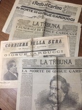 Giosue Carducci Giornali