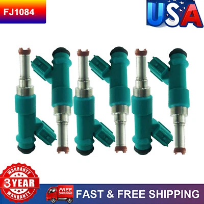 FJ1084 6X Fuel Injector for Toyota Avalon Camry Highlander Sienna 3.5L 2015 2016 - Изображение 1 из 4