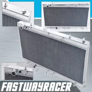 Eclipse Talon DSM 1G 4G63 4G63T Manual Aluminum Racing Radiator 2 Rows Cooling - Bild 1 von 1