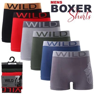 12 Packs Mens Boxers Shorts Seamless Underwear Multipack Trunks Wild Underpants - Picture 1 of 8