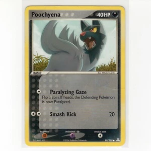 Pokémon TCG Poochyena 80/110 EX Holon Phantoms carta comune regolare EN-MP 2006 - Foto 1 di 3