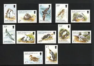 JUEGO DE 12 AVES GEORGIA DEL SUR 1999 SG.294/305 MNH - Imagen 1 de 1