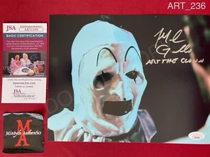 Mike Giannelli All Hallows Eve autographed signed 8x10 photo Art the Clown JSA - Picture 1 of 1