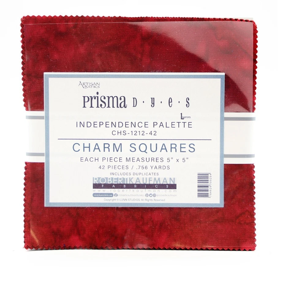 Paquete de 5" Charm - Batiks Prisma Tintes Independencia Paleta Tela Algodón M517.97 Foto 1 de 1