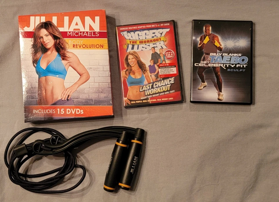 Exercise Workout DVD Jillian Michaels Taebo The Biggest Loser Buy More and Save - Image 1 of 1