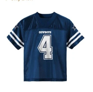 Herren M NFL Team Apparel Dallas Cowboys Dak Prescott Trikot Navy Neu - Bild 1 von 2