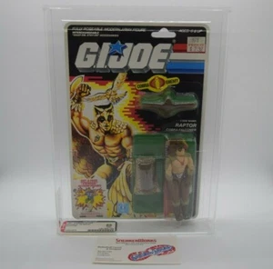 New Vintage Hasbro GI Joe Raptor Action Figure 1987 Graded AFA 85 80/85/85 - Picture 1 of 5