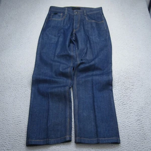 Jeans vintage Southpole uomo 34 larghi Y2K skater gamba larga denim grunge streetwear - Foto 1 di 10