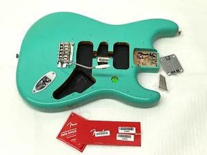 Authentique ! MIM Fender FULL ÉPAISSEUR ALDER STRAT BODY Sea Foam Green Stratocaster - Photo 1/22