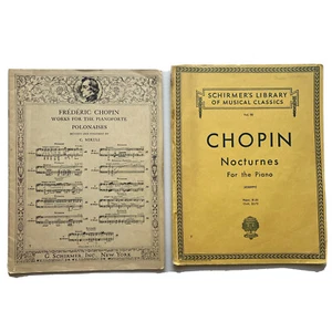 Frederic Chopin Vintage Sheet Music Nocturnes 1943/Polonaises, revised by Mikuli - Picture 1 of 13
