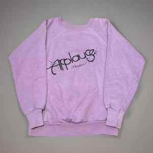 Vintage 60s Applause Dance Studio Light Purple Crewneck Sweatshirt Large Fits S - Bild 1 von 8