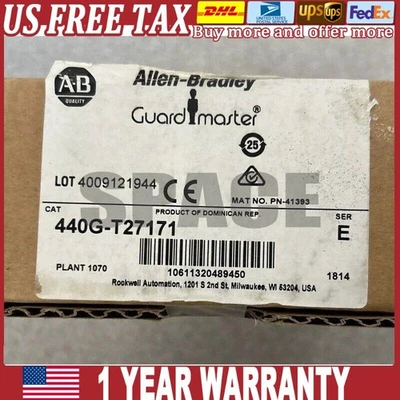 NEW 440G-T27171 ALLEN BRADLEY Guard Locking Switch,TLS-GD2: TLS-1 GD2 24V ac/dc - Image 1 of 4