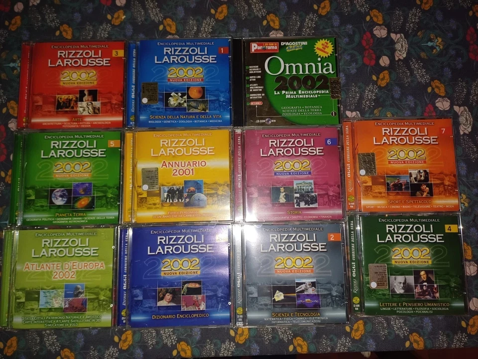 Lotto Enciclopedia Multimediale Rizzoli Larousse 11 Cd Rom   - Immagine 1 di 1