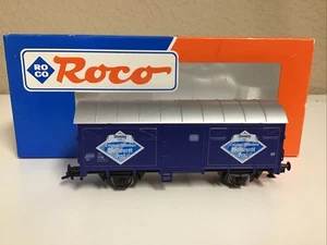 Roco H0 Gedeckter Güterwagen Develey Senf der DB in OVP 46997  Top - Bild 1 von 11