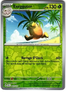 Exeggutor Reverse Holo 3/191 Pokemon SV: Surging Sparks - Picture 1 of 2