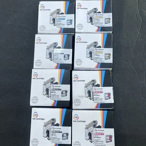 LC203BK XL Black Ink Cartridge LC203Y  LC203c LC203M Lot - Picture 1 of 3