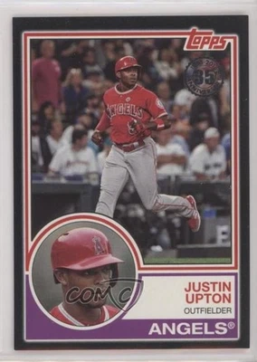 2018 Topps 1983 Topps Design Black /299 Justin Upton #83-55 - Image 1 of 2