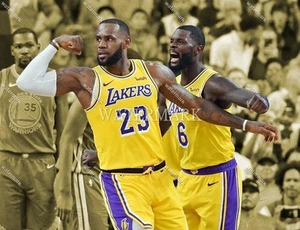 FA399 LeBron James LA Lakers Gunshow 8x10 11x14 16x20 Photo - Picture 1 of 1