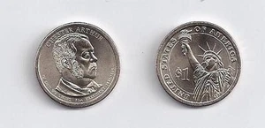 2012-P BU CHESTER ARTHUR DOLLARO PRESIDENZIALE - Foto 1 di 1
