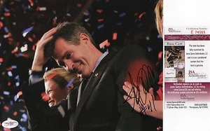 Foto firmada de Scott Brown 8x10 JSA autógrafo senador Donald Trump gabinete - Imagen 1 de 1