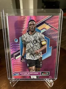 2023 Topps Finest MLS VICTOR WANYAMA ROSA PRIZM REFRACTOR CF MONTREAL 59/125 #2 - Imagen 1 de 3