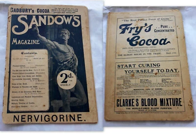 7 Sandow Magazines 1905 club training wrestling male bodybuilding rare originals - Image 1 of 4