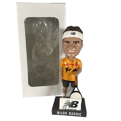 Milos Raonic Tenis Bobblehead New Balance Promo 7” Bobble Head Nodder en Caja Foto 1 de 4
