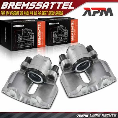 2x Bremssattel Vorne L+R 57mm für VW Passat 3B Audi A4 8D A6 Seat Exeo Skoda - Bild 1 von 4