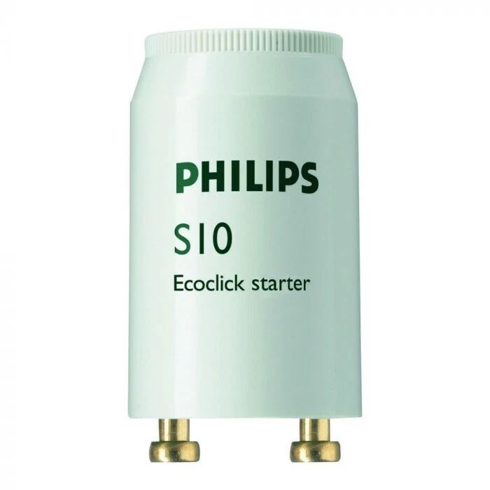 Philips S10 Fluorescent Tube Starter 4 65W (=FSU) EcoClick Choke 14w 18w 36w 58w - Image 1 of 1