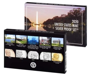 2020-S U.S. Silver Proof Set - Does Not Include W Nickel - Picture 1 of 3