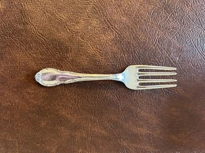 LUNT Sterling Silver Baby Fork MODERN VICTORIAN 1941 Pattern 4 1/8” Long - Image 1 of 3