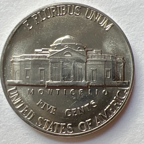 BU 1972 D Jefferson Nickel Denver Mint Uncirculated USA 5c -Buy More, Save More! Cover